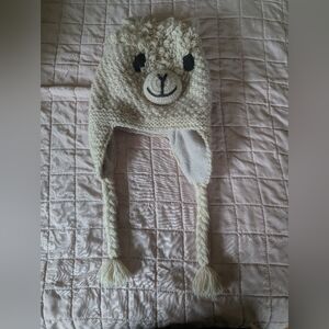 Lama Animal  Knit Alpaca Hat - From Peru